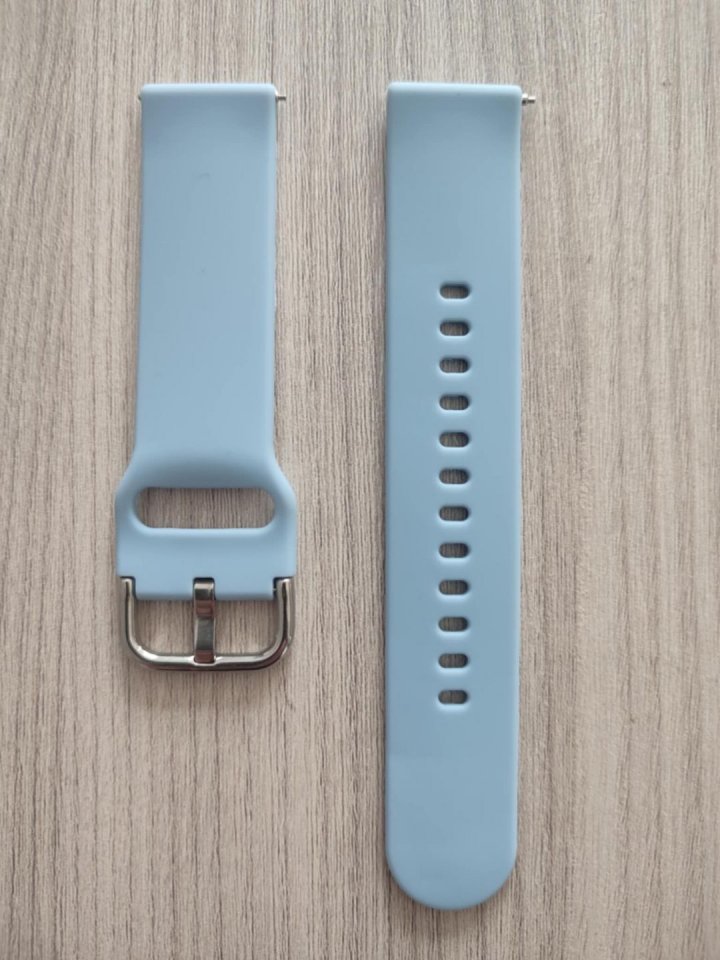 Színes szilikon óraszíj, okosóra szilikon pótszíj 22 mm