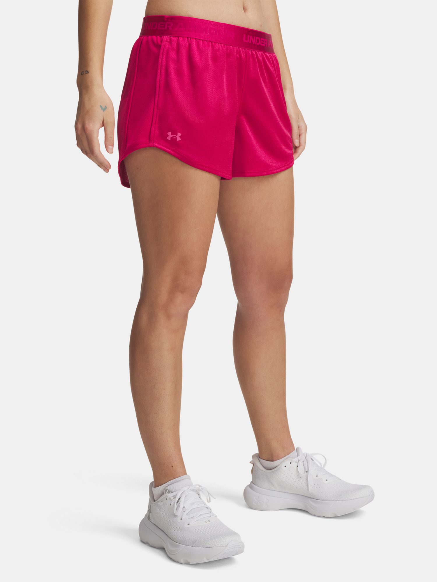 Under Armour Női Edző Rövidnadrág Tech Play Up Shine Shorts
