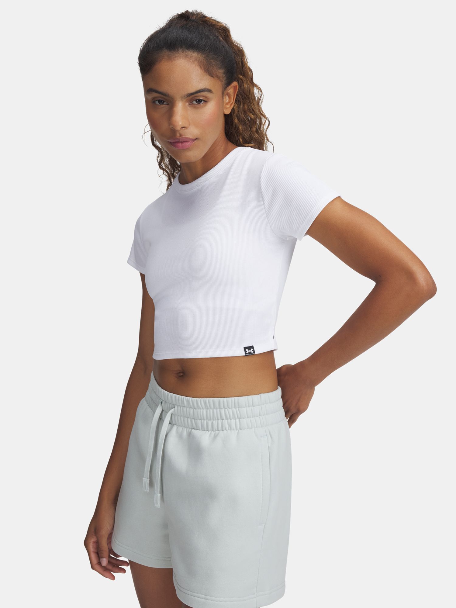 Under Armour Női Póló UA Rival Rib Baby Tee