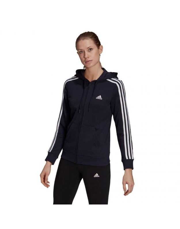 Adidas Női Cipzáras Pulóver W 3S FT FZ HD