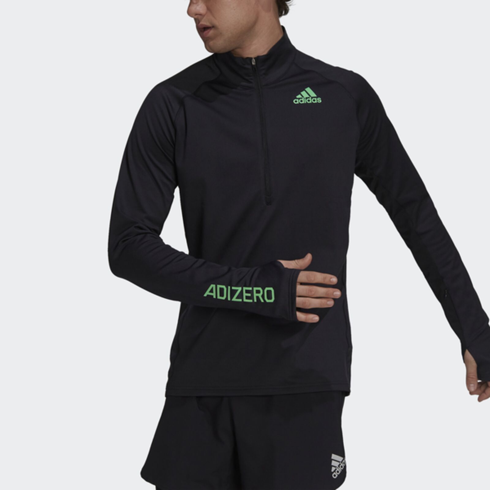 Adidas Férfi Futópulóver ADIZERO 1/2 ZIP