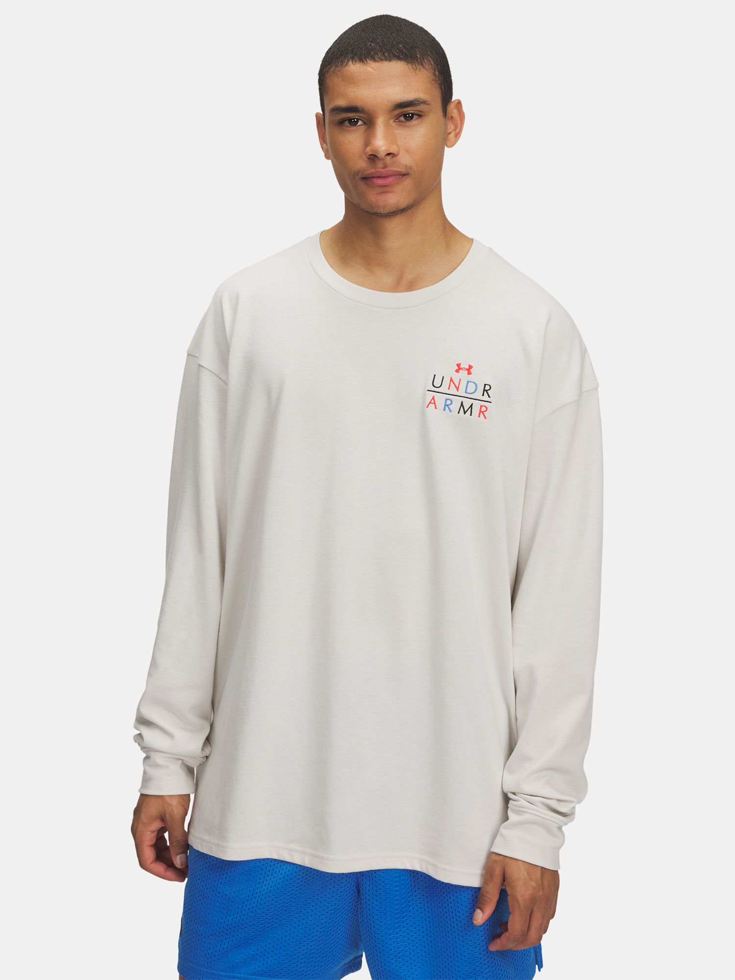 Under Armour Férfi Hosszú Ujjú Póló UA HWT MODERN SPORT OS LS