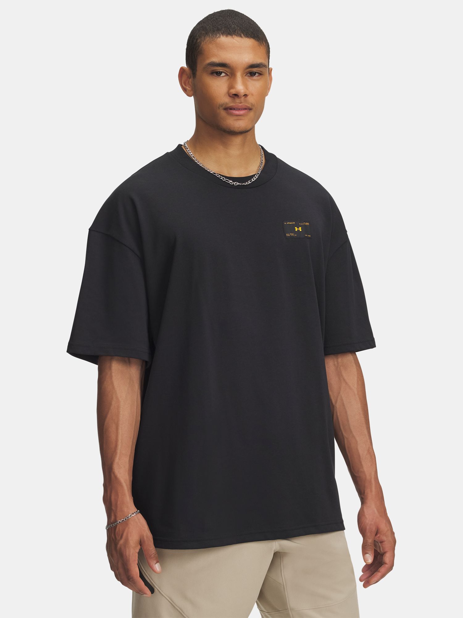 Under Armour Férfi Póló UA HWT WOVEN LABEL SS