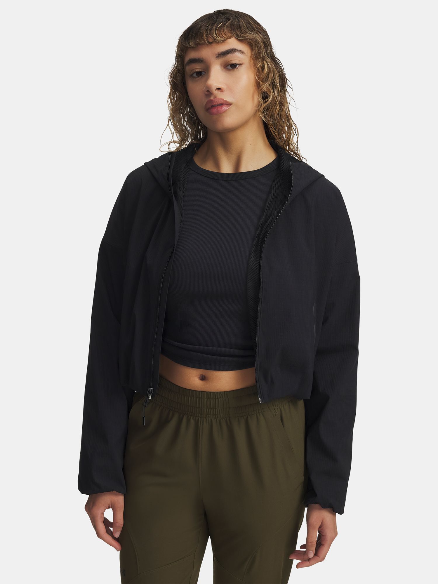 Under Armour Női Dzseki Unstoppable Woven Rstop LS