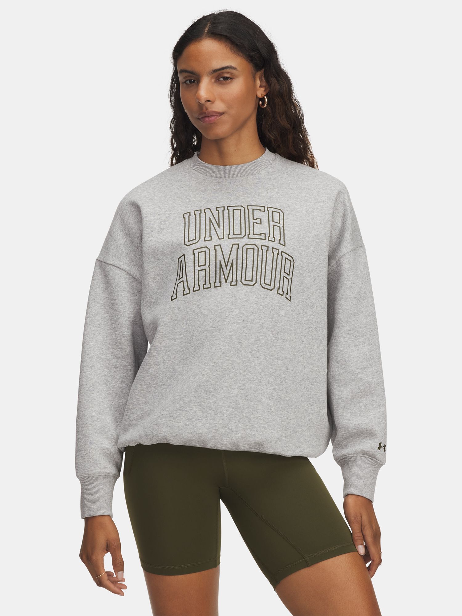 Under Armour Női Pulóver Rival Flc OS Varsity Crew