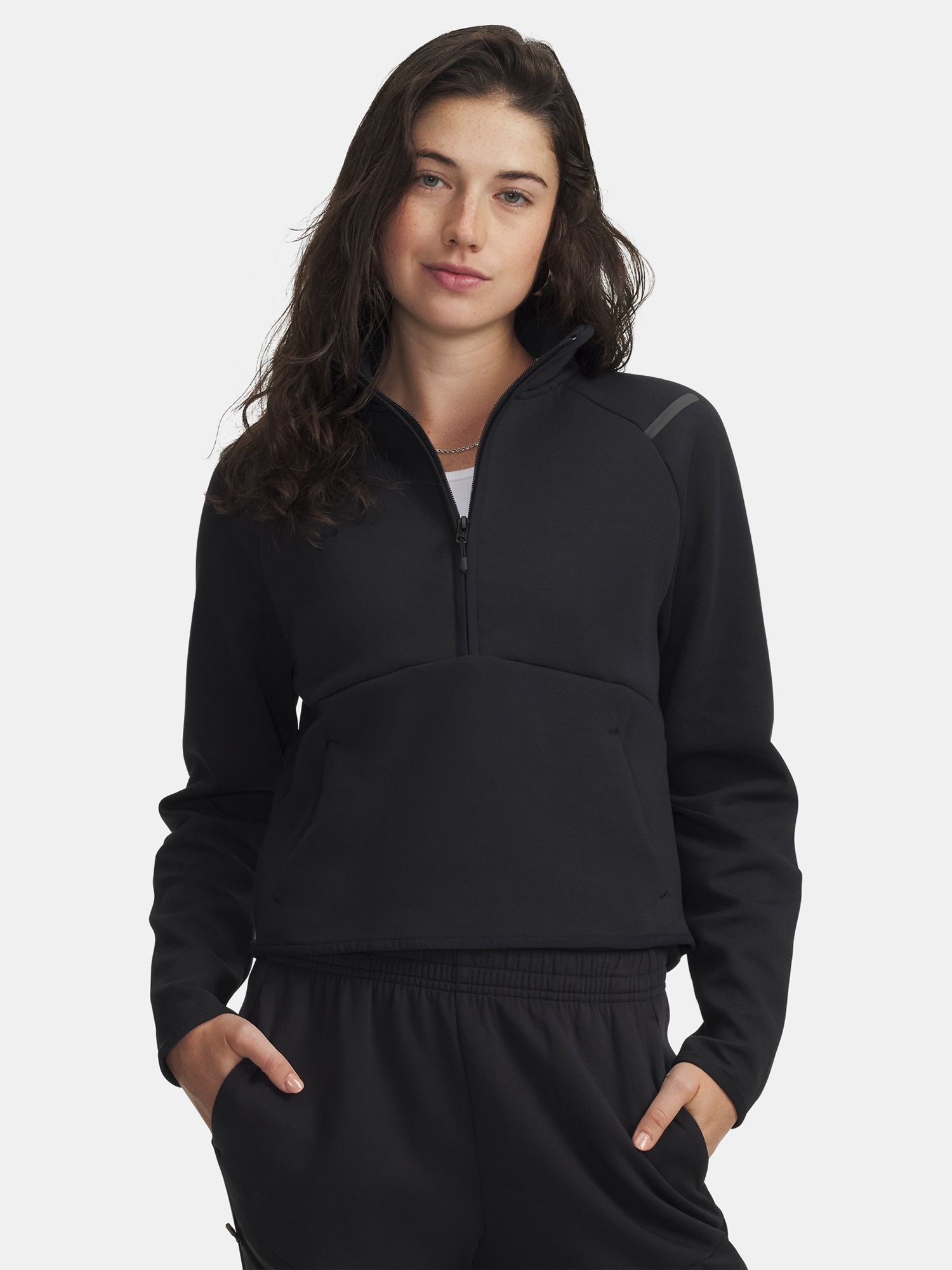 Under Armour Női Cipzáras Pulóver Unstoppable Flc HZ