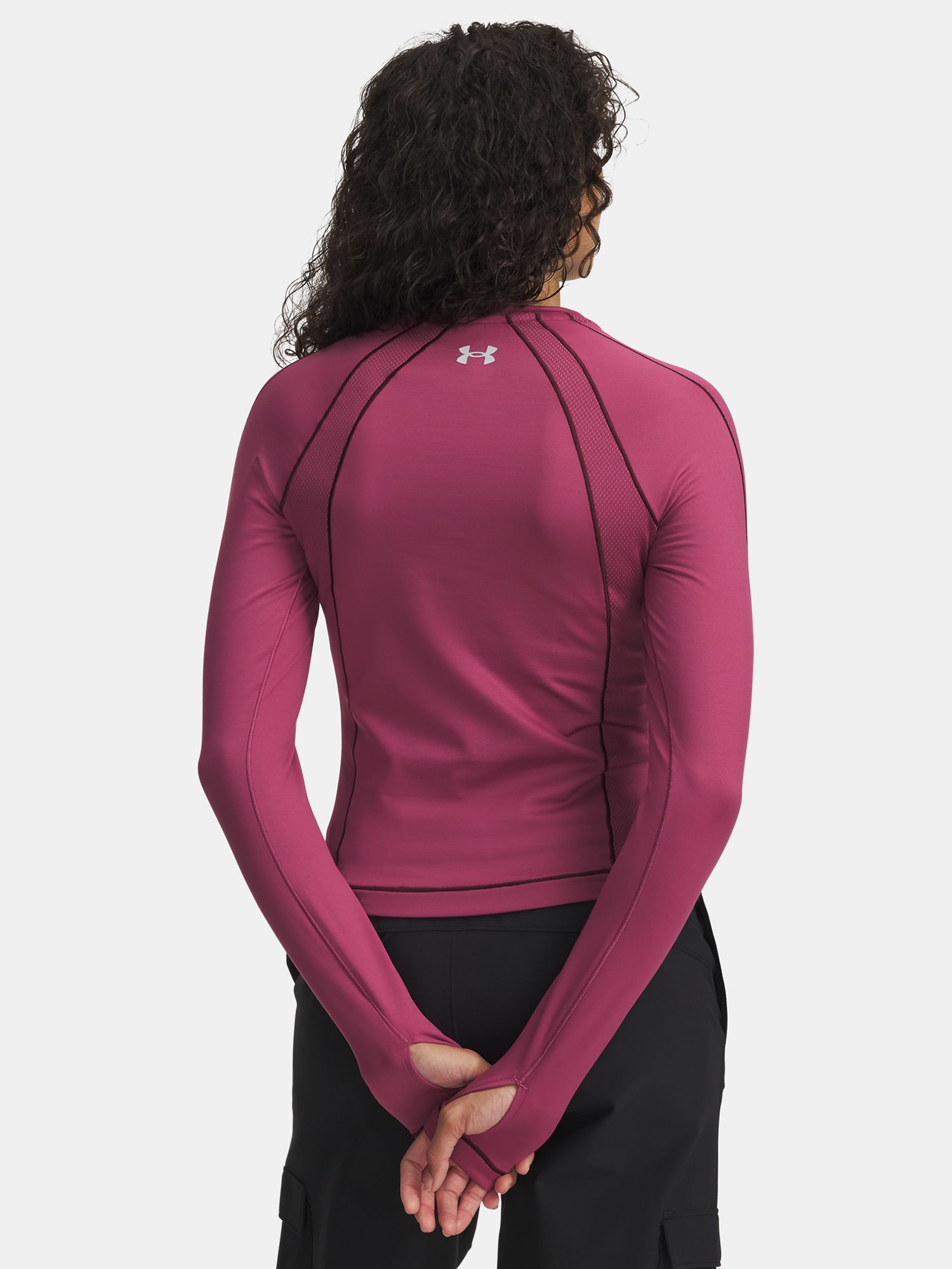 Under Armour Női Hosszú Ujjú Edzőpóló UA ColdGear Textured Crew