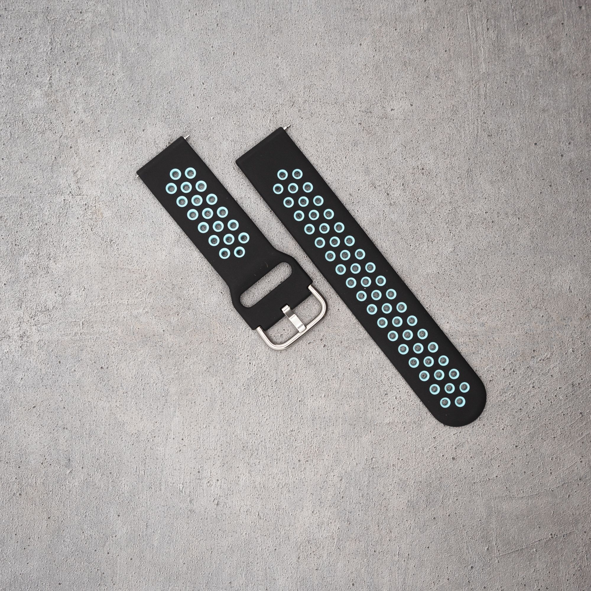 Szilikon Sport Okosóra Szíj – Perforált, 20 mm