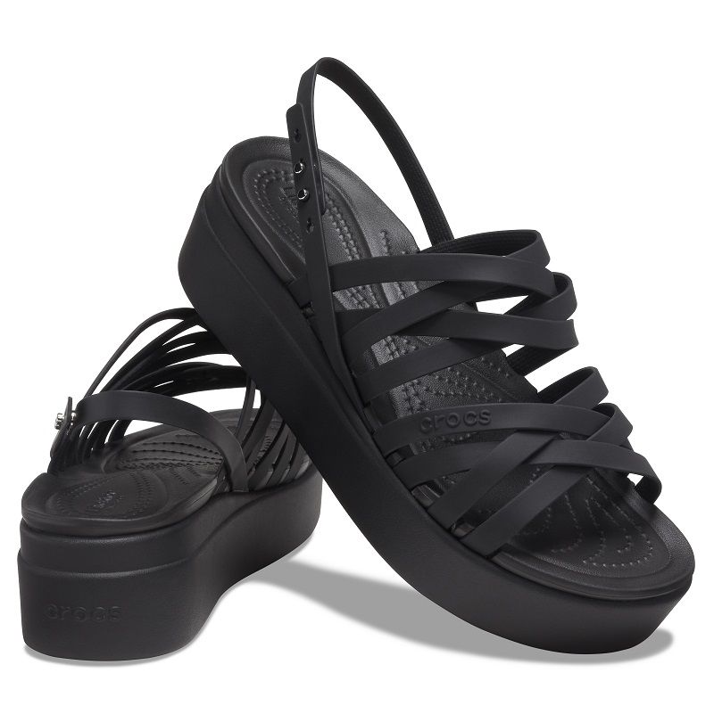 Crocs Szandál Crocs Brooklyn Strappy Low Wedge W