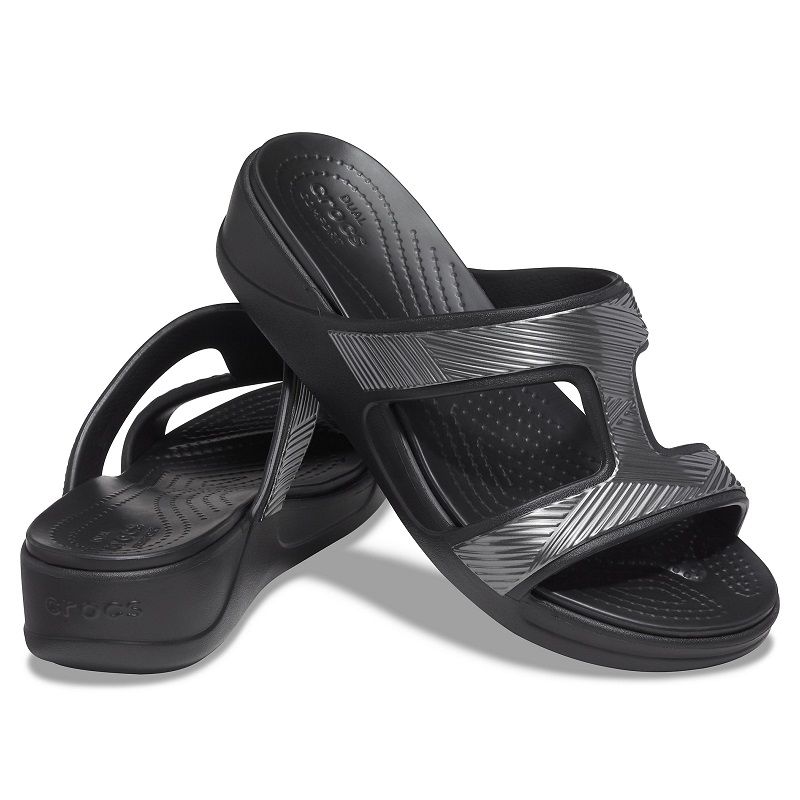 Crocs Papucs Crocs Monterey Metallic SO Wedge W