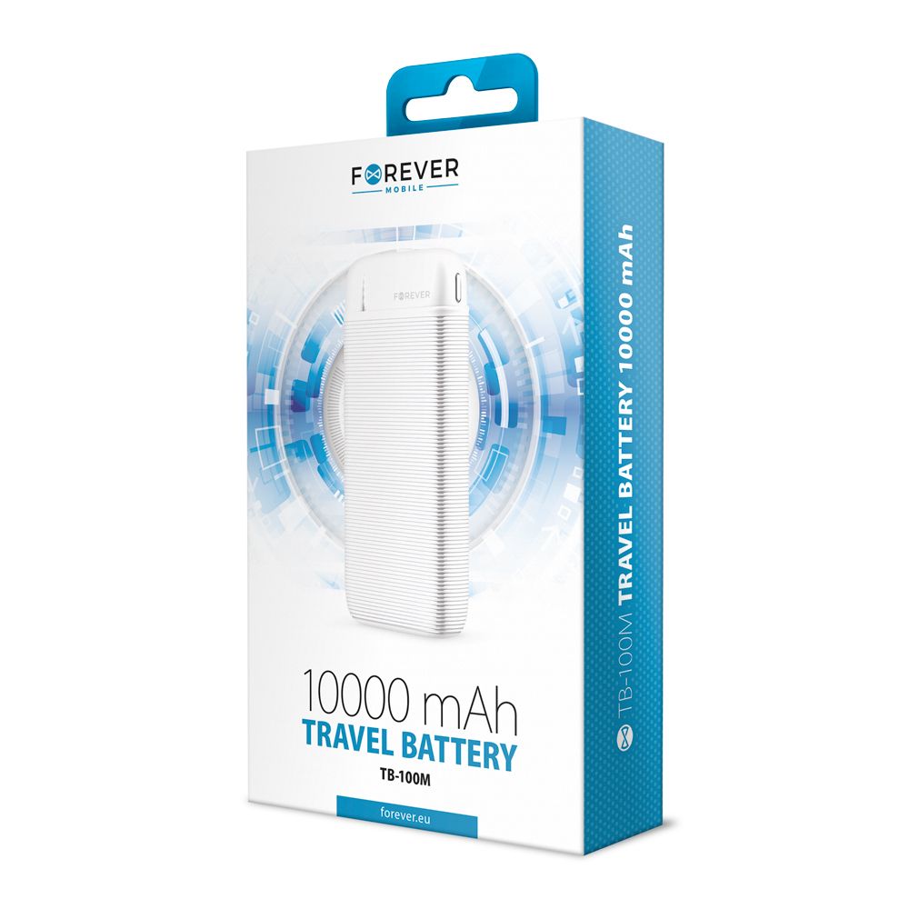 Forever TB-100M 10000mAh hordozható külső akkumulátor – 10. kép