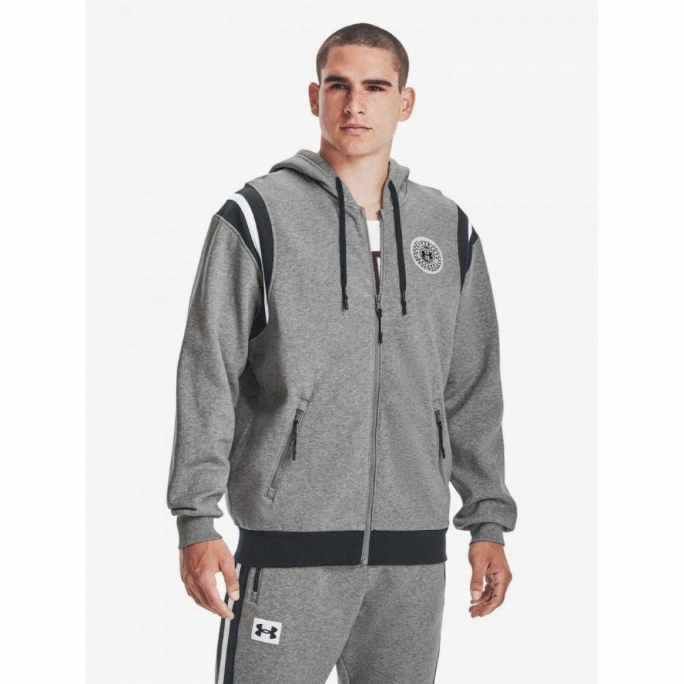 Under Armour Férfi Cipzáras Pulóver UA RIVAL FLC ALMA MATER FZHD