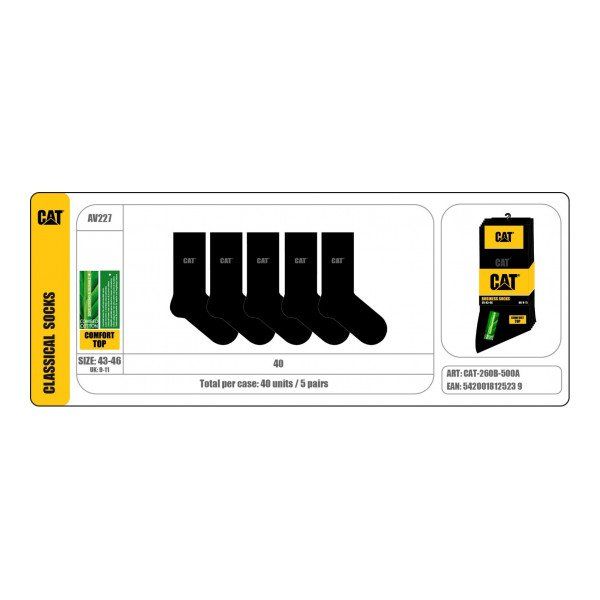 Caterpillar Zokni 5 pár Business Zokni