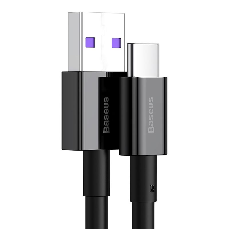 Baseus Superior USB–USB-C töltő- és adatkábel – 2 m, 66W, gyors töltés – 3. kép