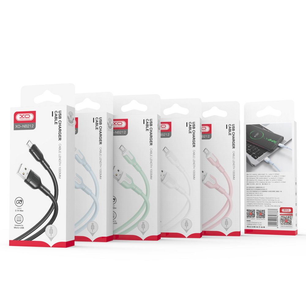 XO NB212 USB – USB-C töltő- és adatkábel – 1 m, 2,1A – 8. kép
