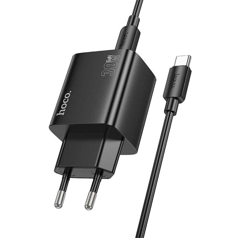 Hoco N56 30W gyorstöltő 4 porttal – 2× USB-C + 2× USB-A, PD, QC3.0, USB-C kábel mellékelve – 3. kép