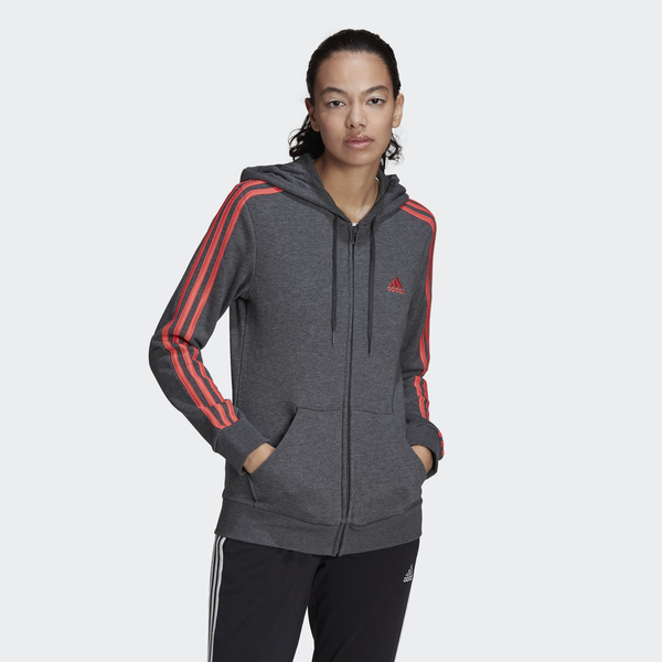 Adidas Női Cipzáras Pulóver W 3S FT FZ HD