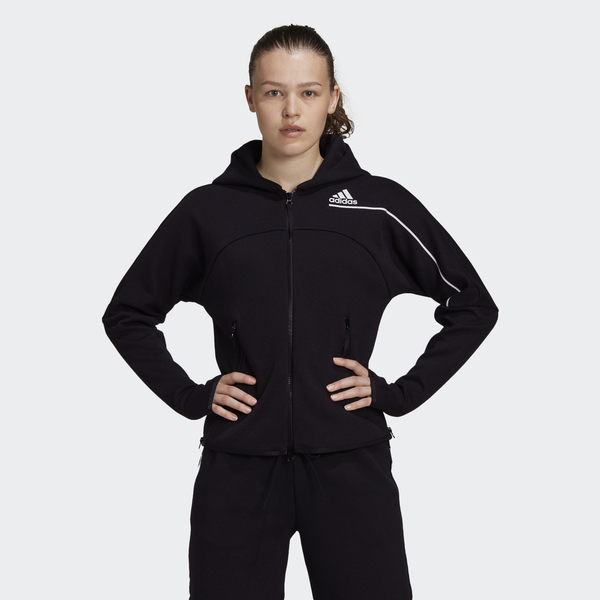 Adidas Női Cipzáras Pulóver W ZNE Hd