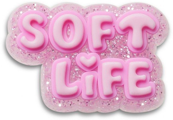 Crocs Jibbitz Tiny Pink Soft Life