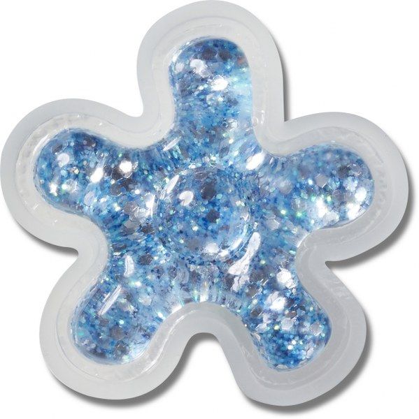 Crocs Jibbitz Blue Squish Filled Flower