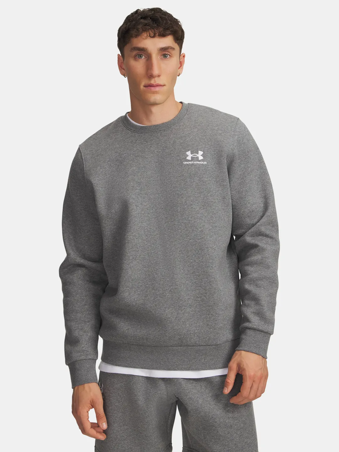 Under Armour Férfi Pulóver UA Essential Fleece Crew